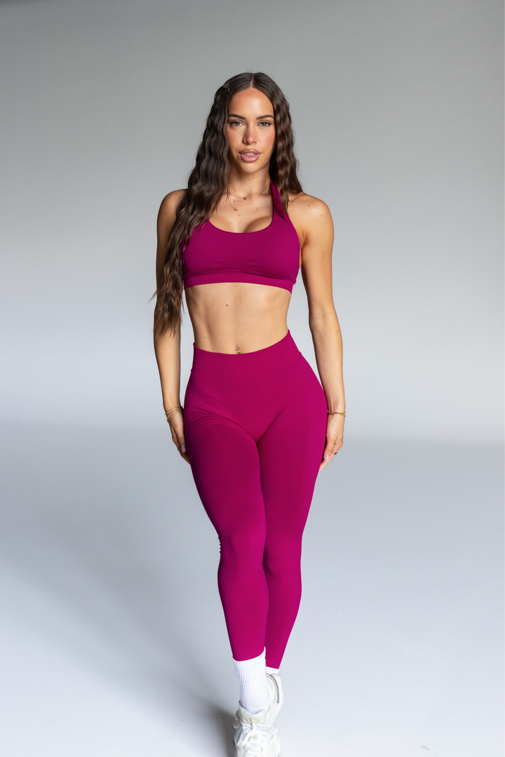 CONTOUR LEGGINGS - BERRY