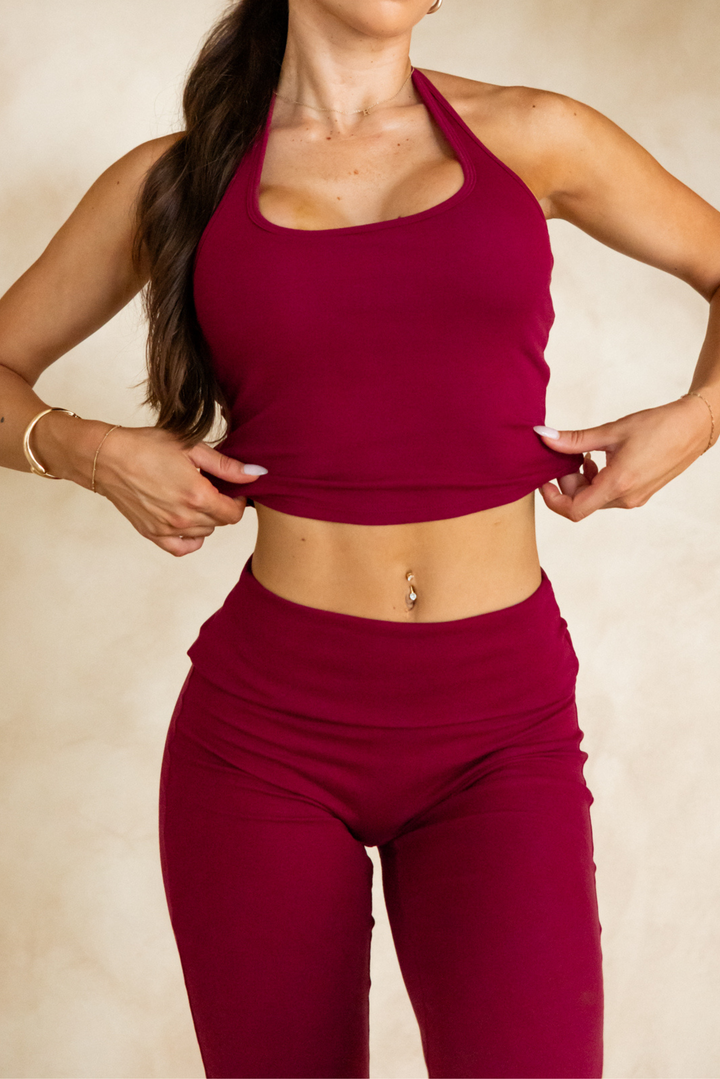 LOUNGEWEAR SET - BURGUNDY