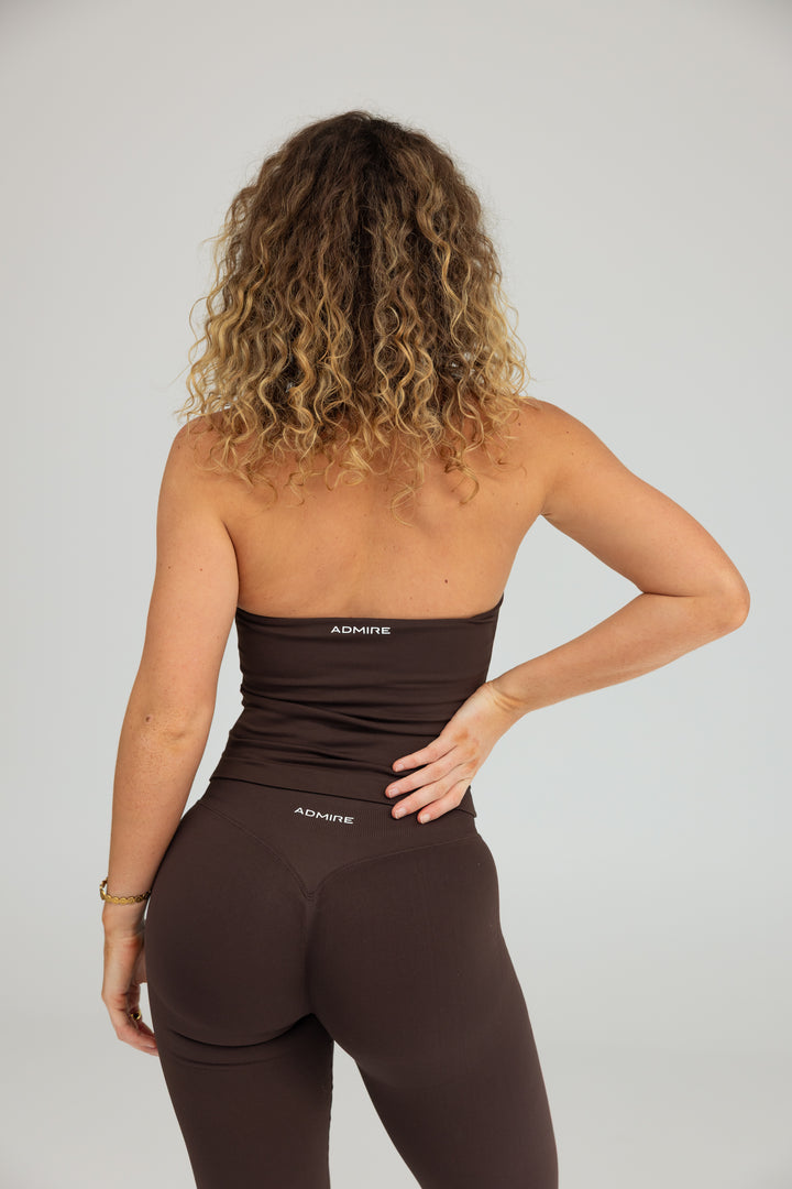 CONTOUR TANK - CHOCOLATE