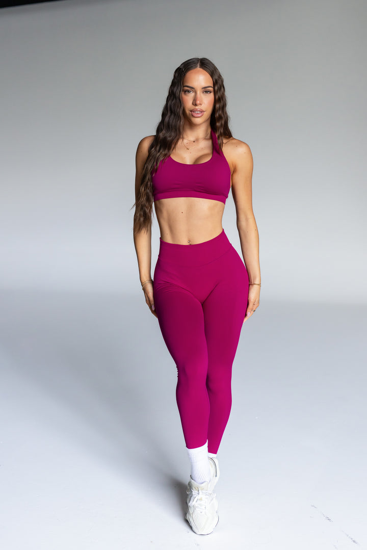 CONTOUR LEGGINGS - BERRY