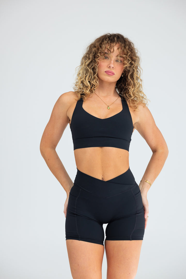 ALL DAY BIKE SHORTS (with pockets) BLACK