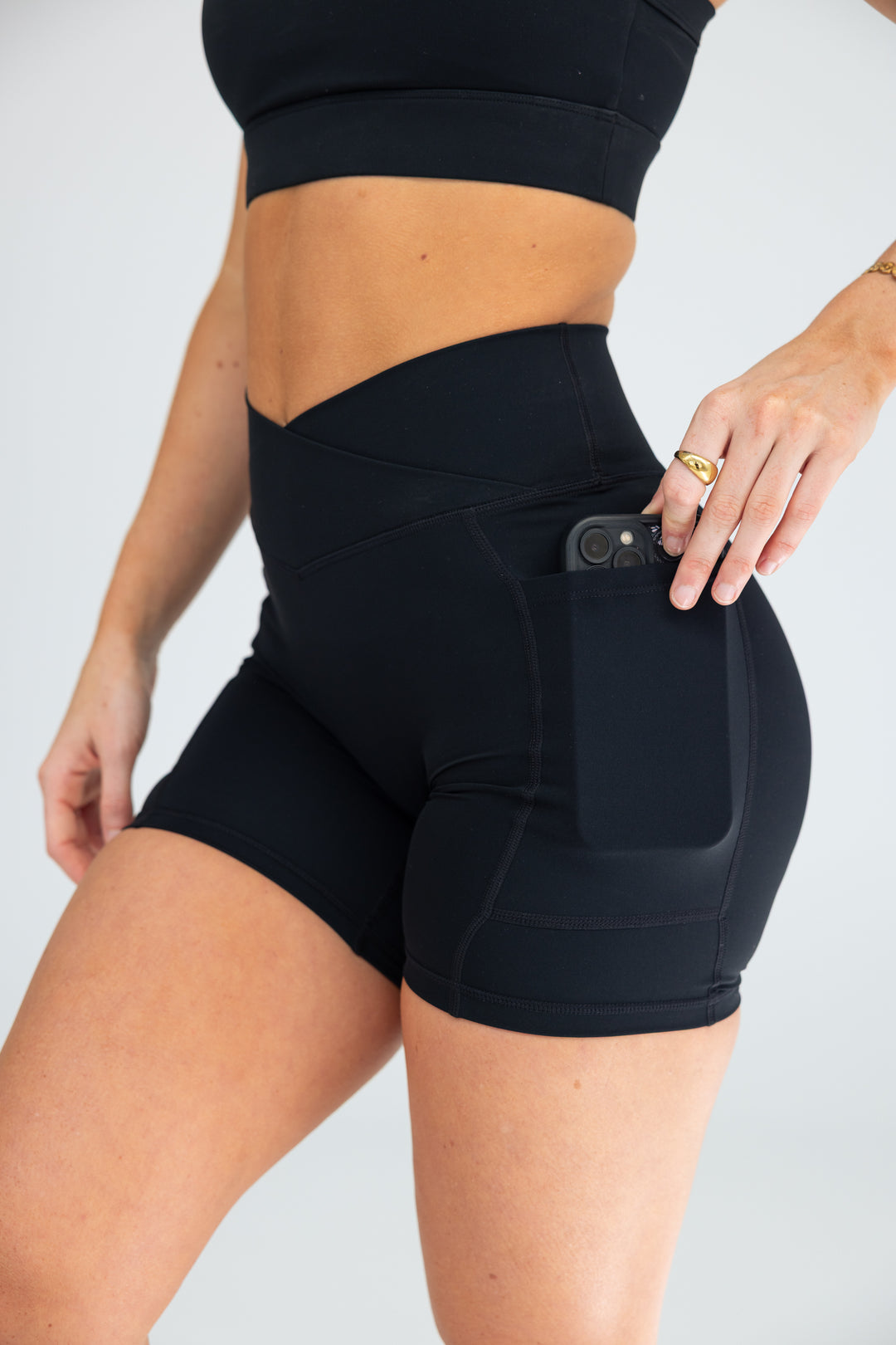 ALL DAY BIKE SHORTS (with pockets) BLACK