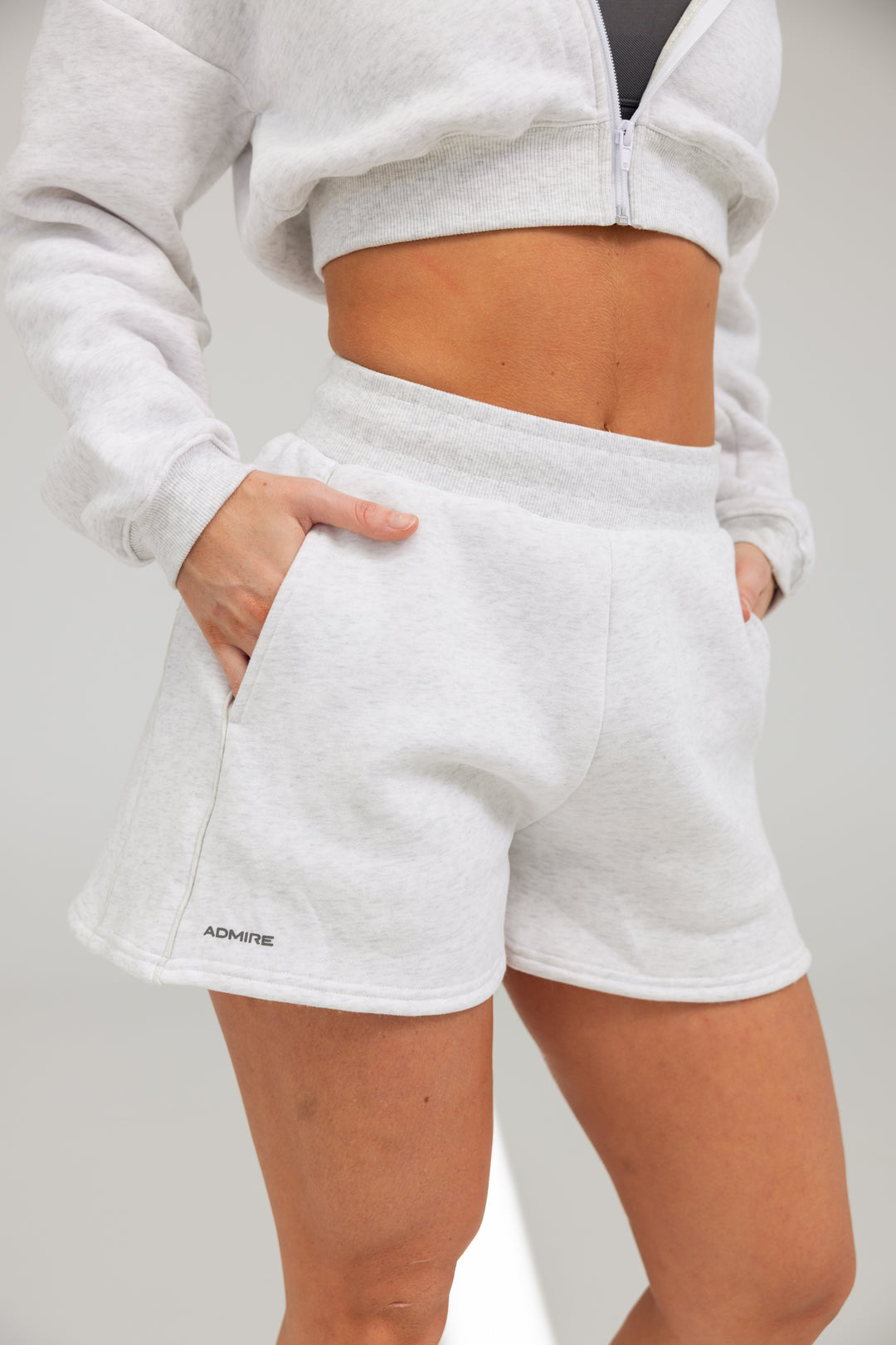 LOUNGE SHORTS - MARL GREY