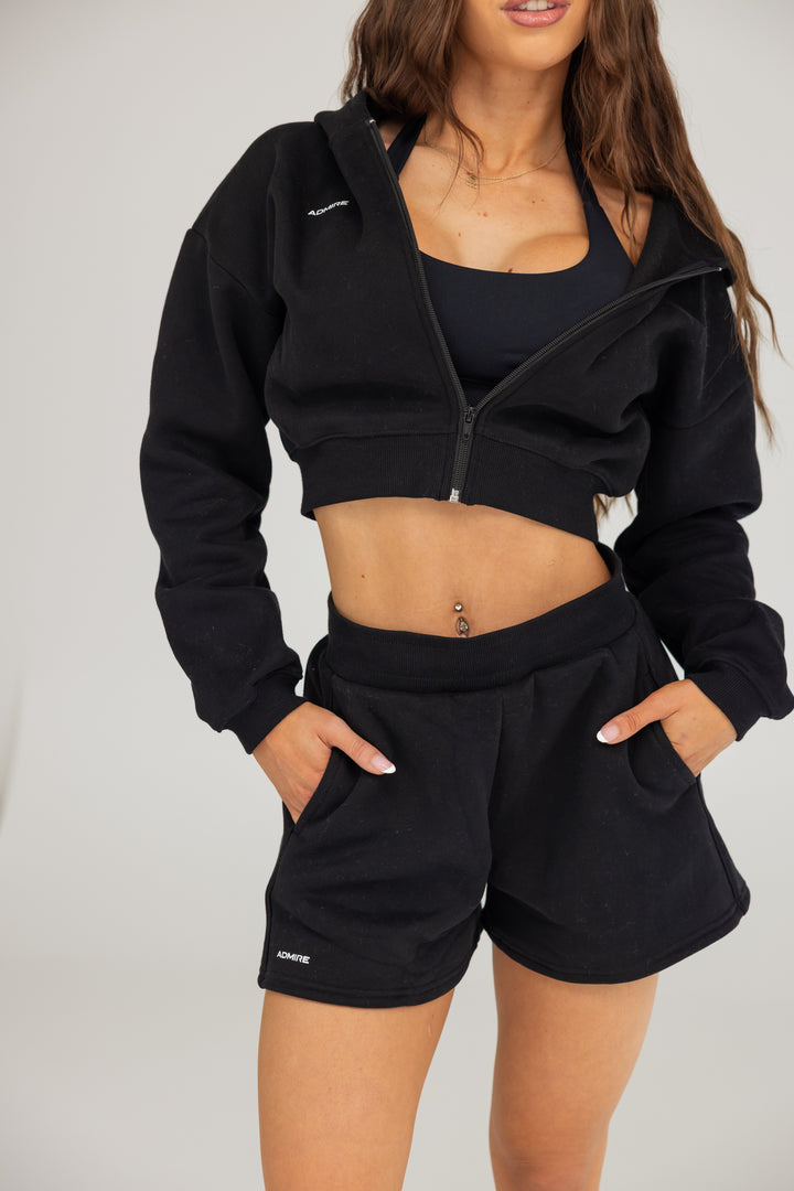 LOUNGE SHORTS - BLACK