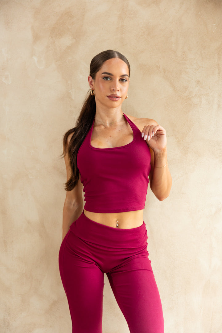 LOUNGEWEAR SET - BURGUNDY