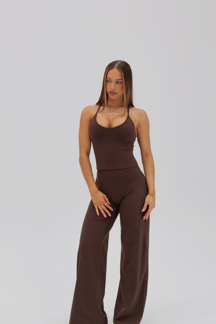 ESSENTIAL TANK - DARK BROWN