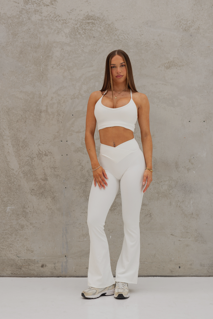 ALL DAY FLARES - WHITE