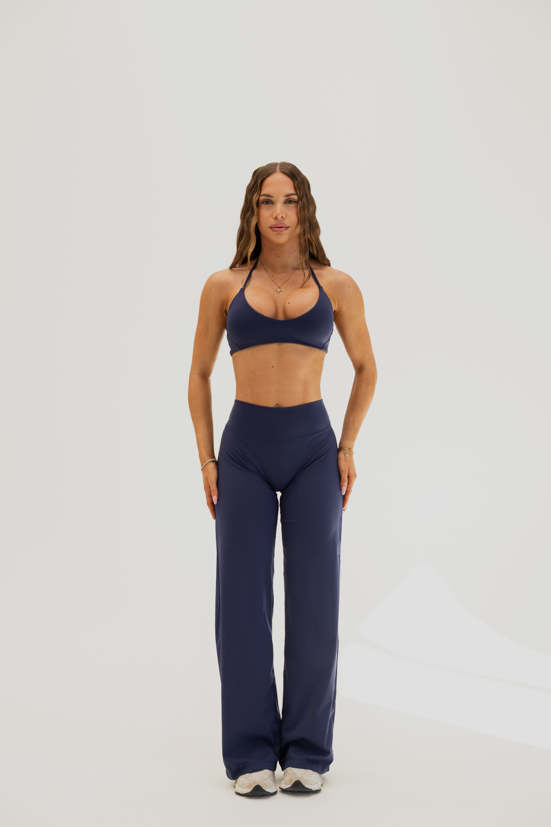 STRAIGHT LEG PANTS - NAVY