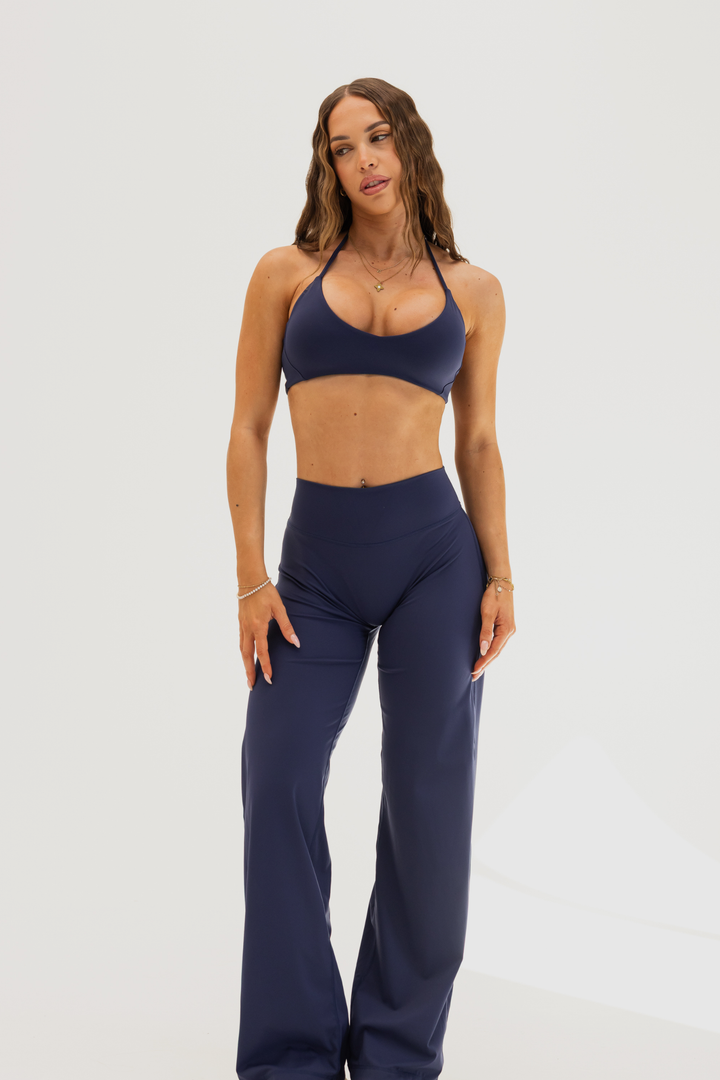 STRAIGHT LEG PANTS - NAVY