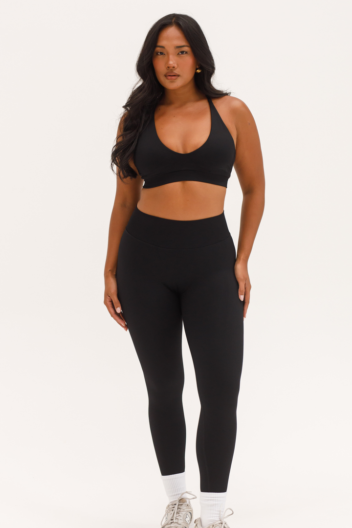 HIGH RISE CONTOUR LEGGINGS - MIDNIGHT