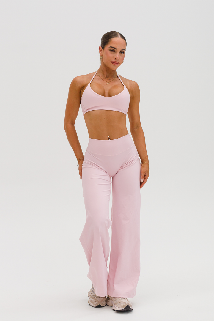 STRAIGHT LEG PANTS - BLUSH PINK