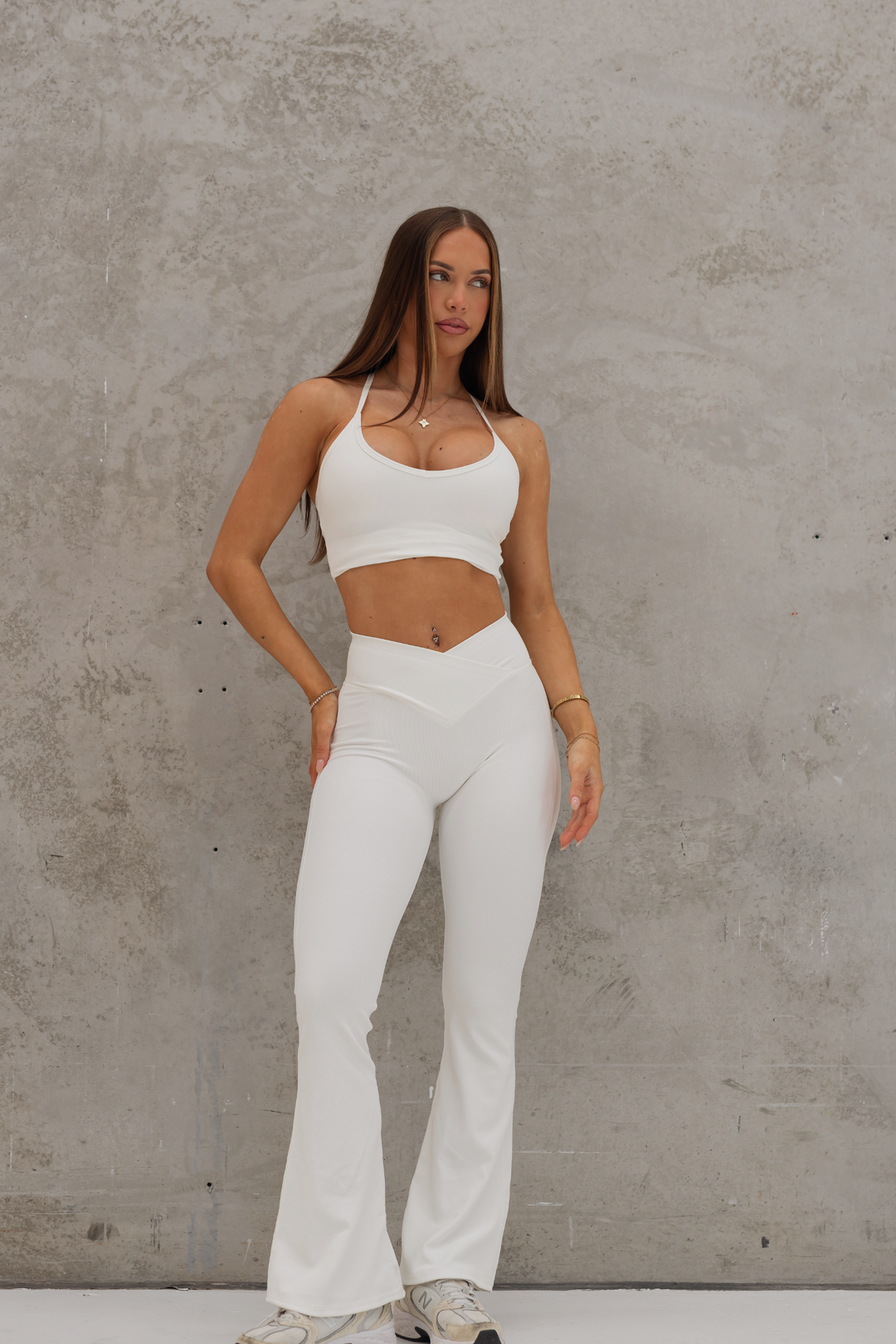 ALL DAY FLARES - WHITE