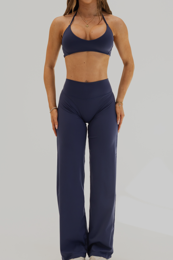 STRAIGHT LEG PANTS - NAVY