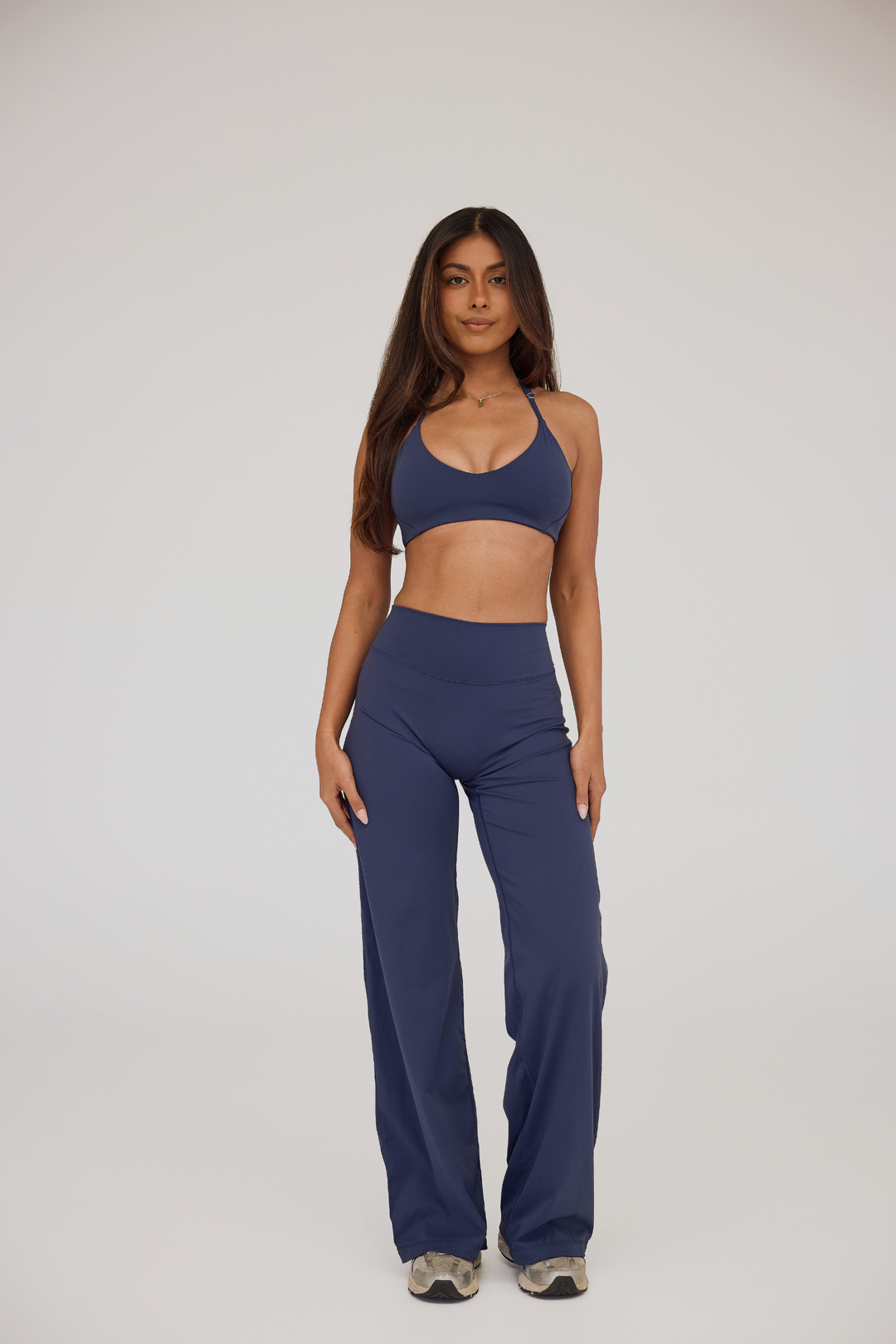 STRAIGHT LEG PANTS - NAVY