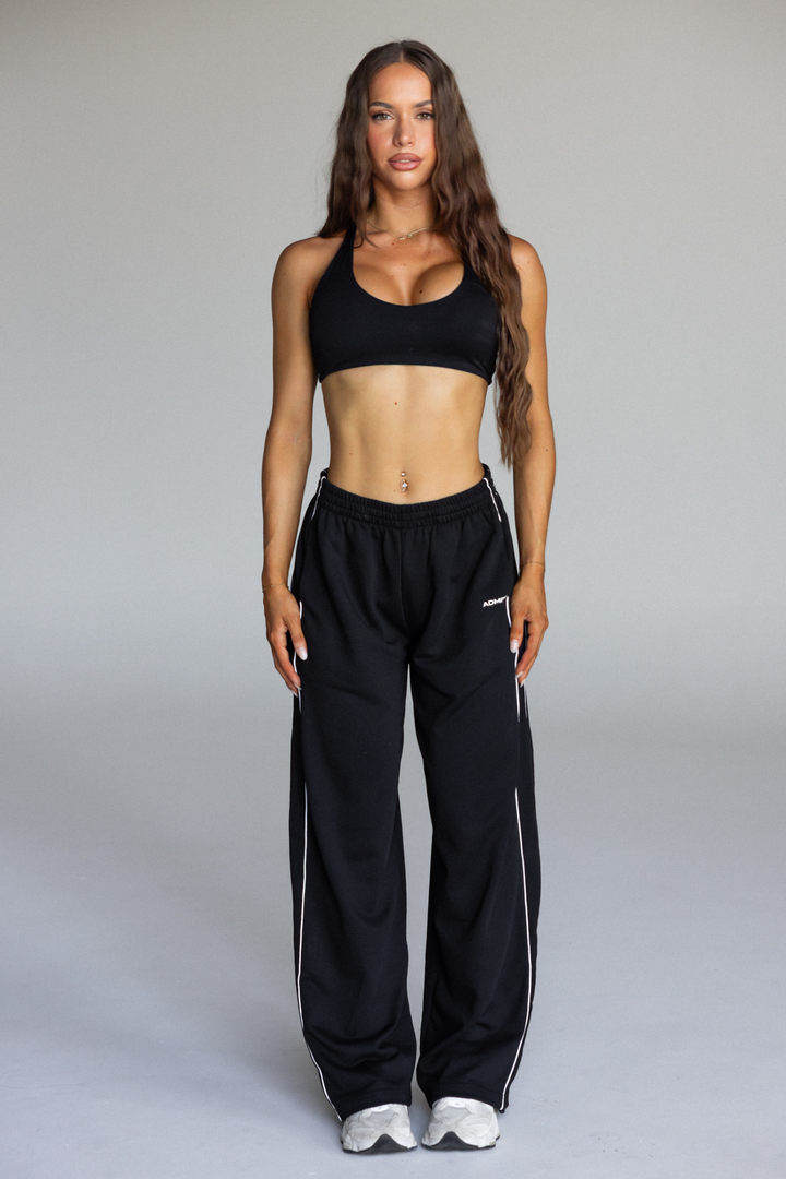WIDE LEG PANTS - BLACK