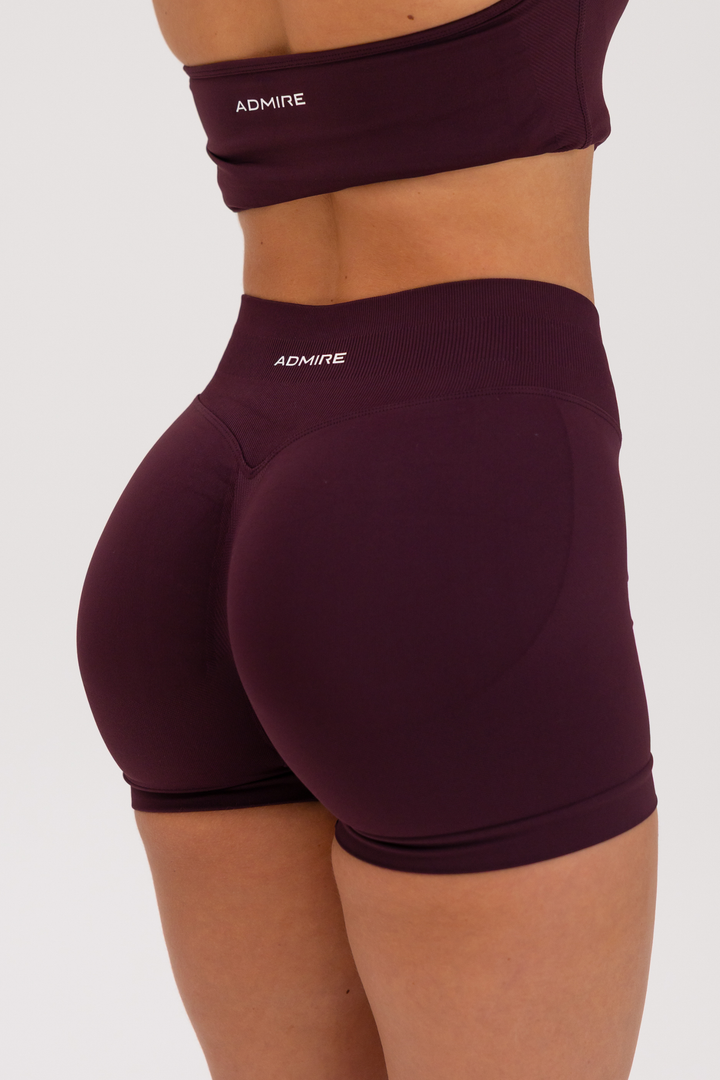 CONTOUR SHORTS - PLUM