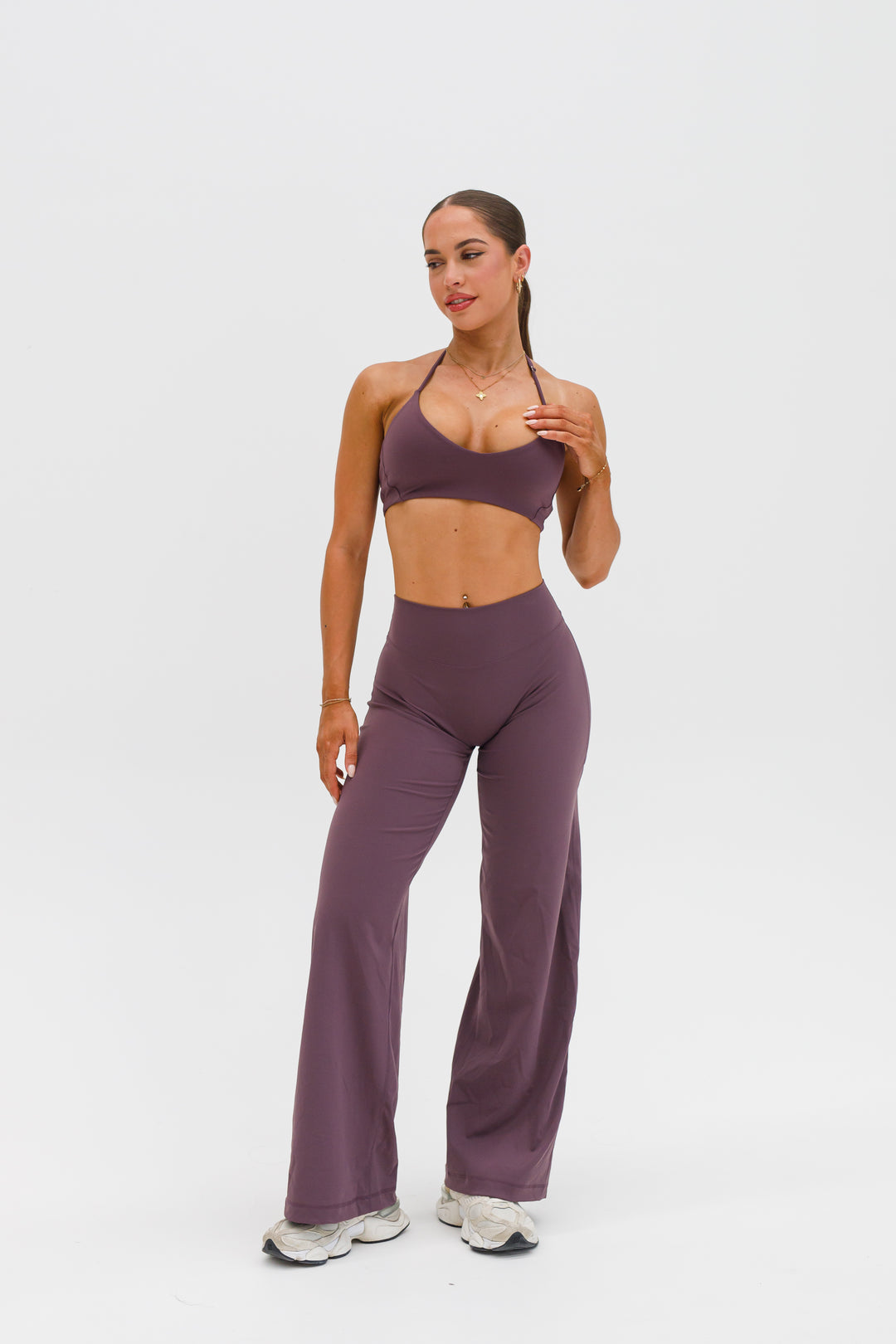 STRAIGHT LEG PANTS - VIOLET HAZE