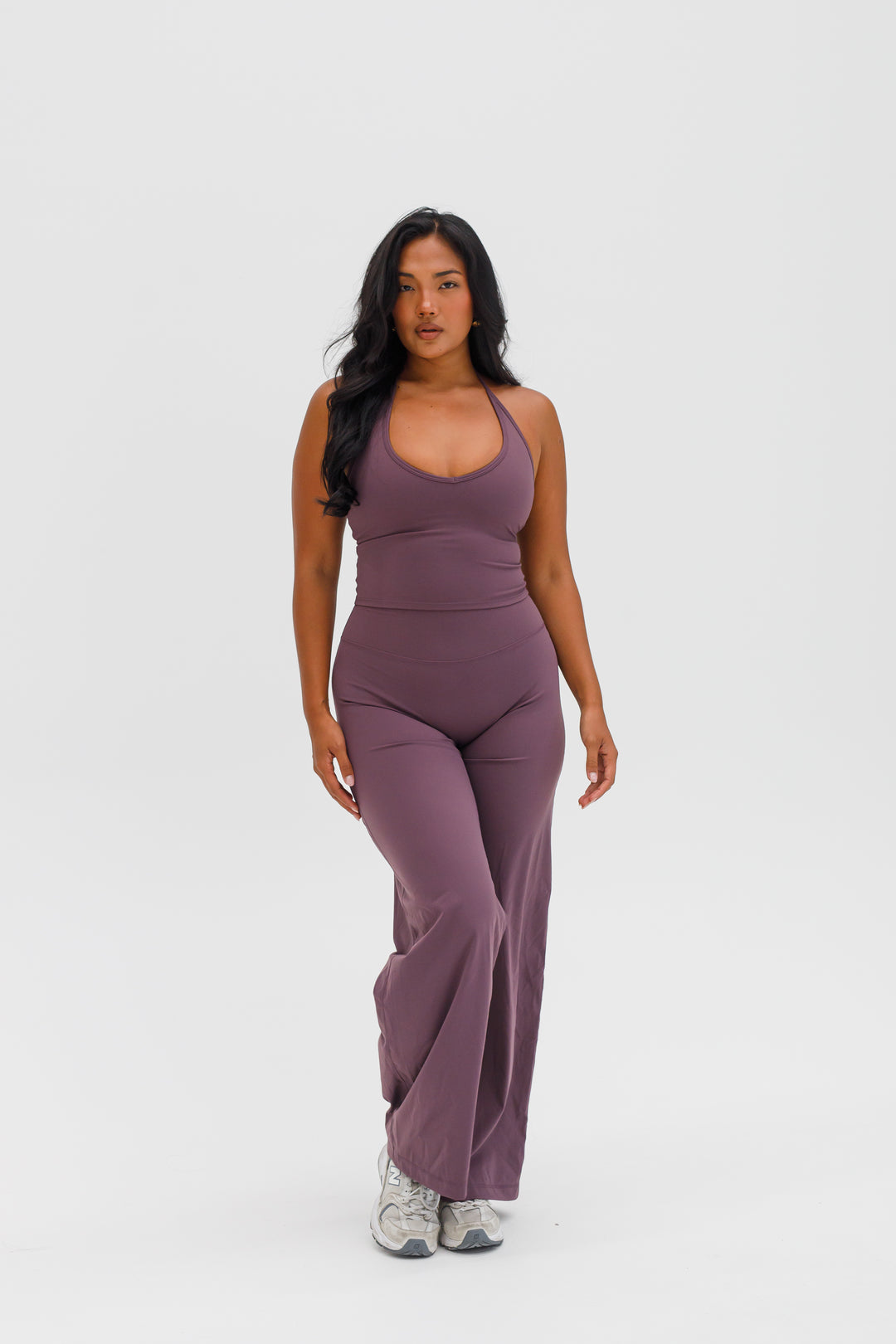 HAILEY HALTER TANK - VIOLET HAZE