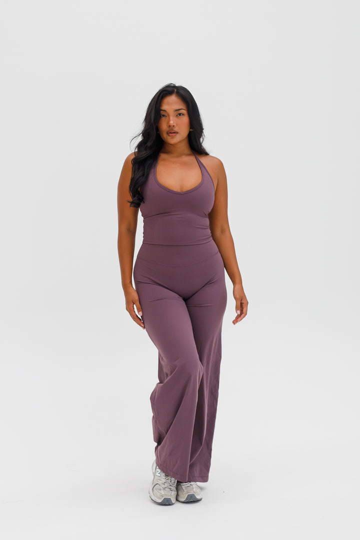 HAILEY HALTER TANK - VIOLET HAZE