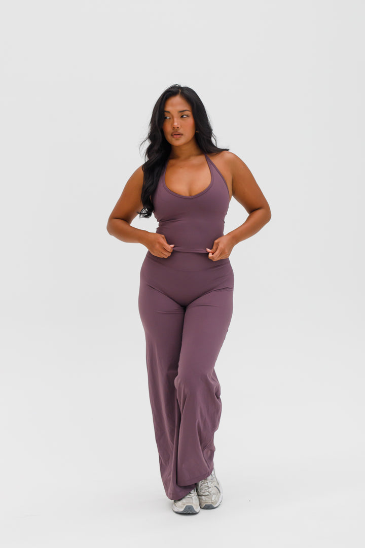 HAILEY HALTER TANK - VIOLET HAZE