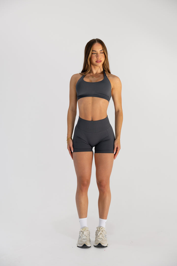 CONTOUR CROP - CHARCOAL GREY