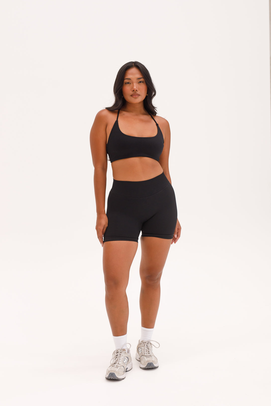 CONTOUR TWIST CROP - MIDNIGHT