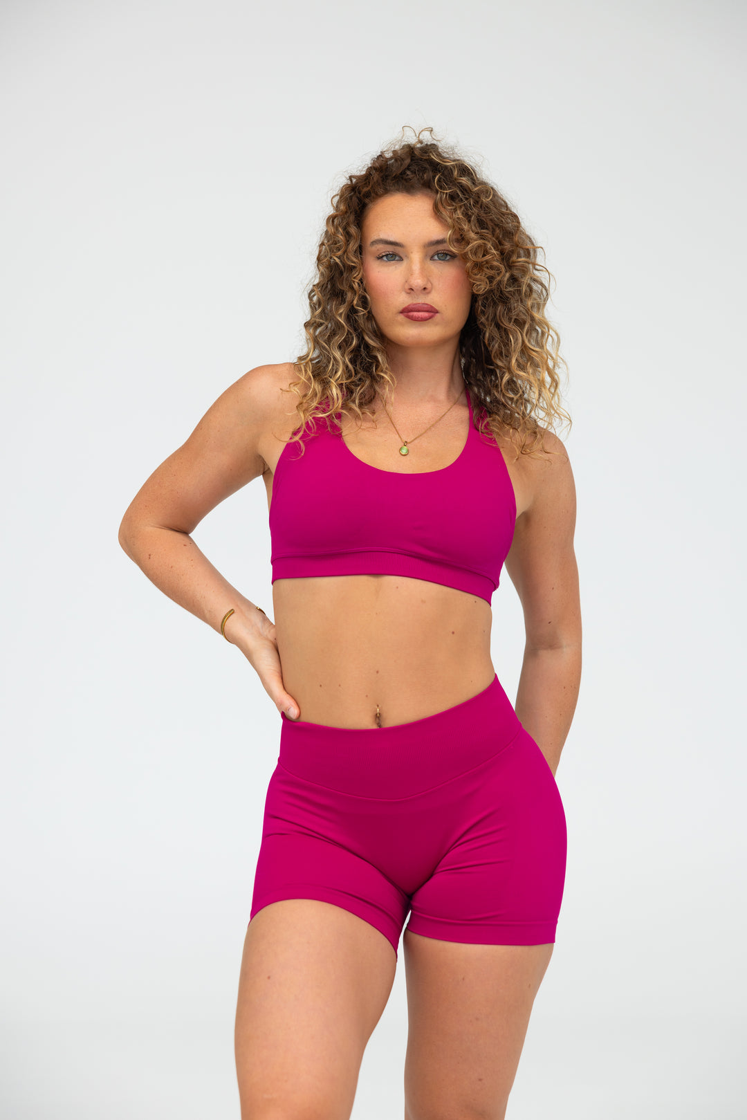 CONTOUR SHORTS - BERRY