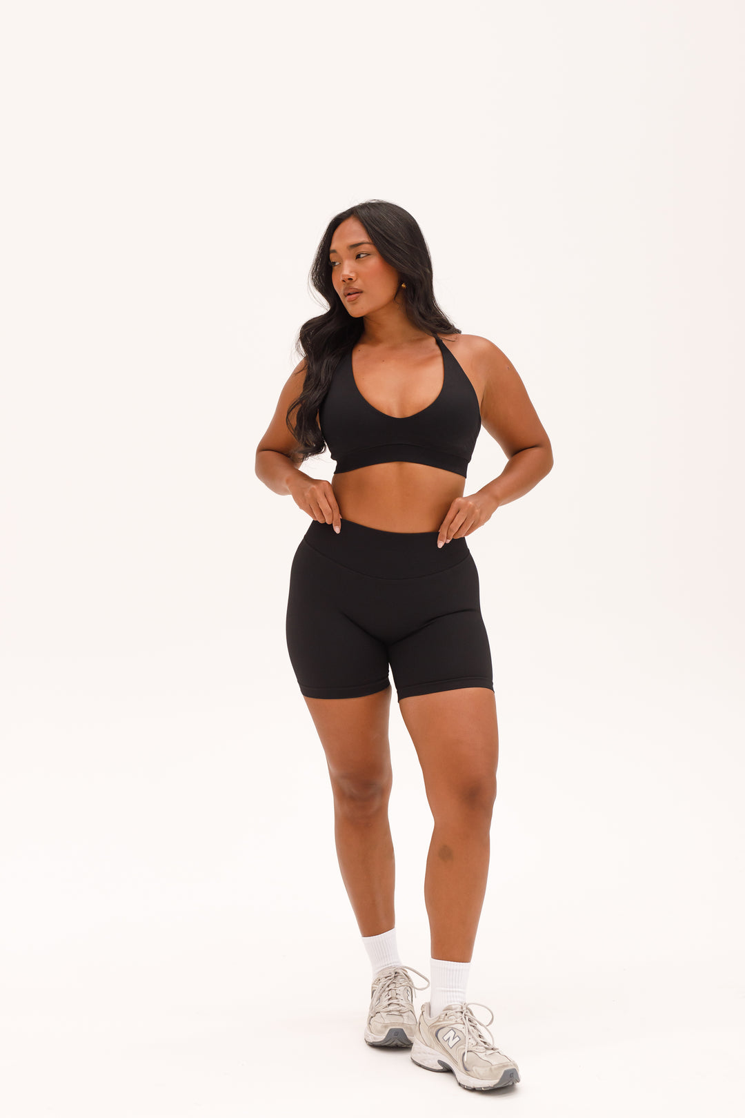 HIGH RISE CONTOUR SHORTS - MIDNIGHT