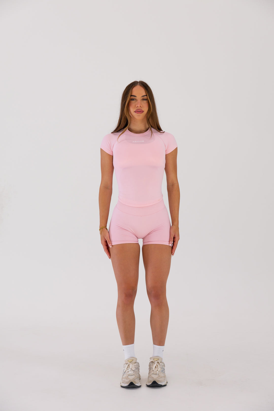 CONTOUR TEE - BABY PINK