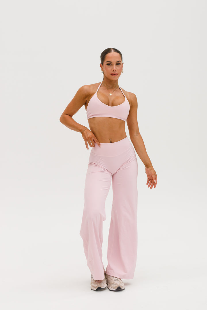 STRAIGHT LEG PANTS - BLUSH PINK