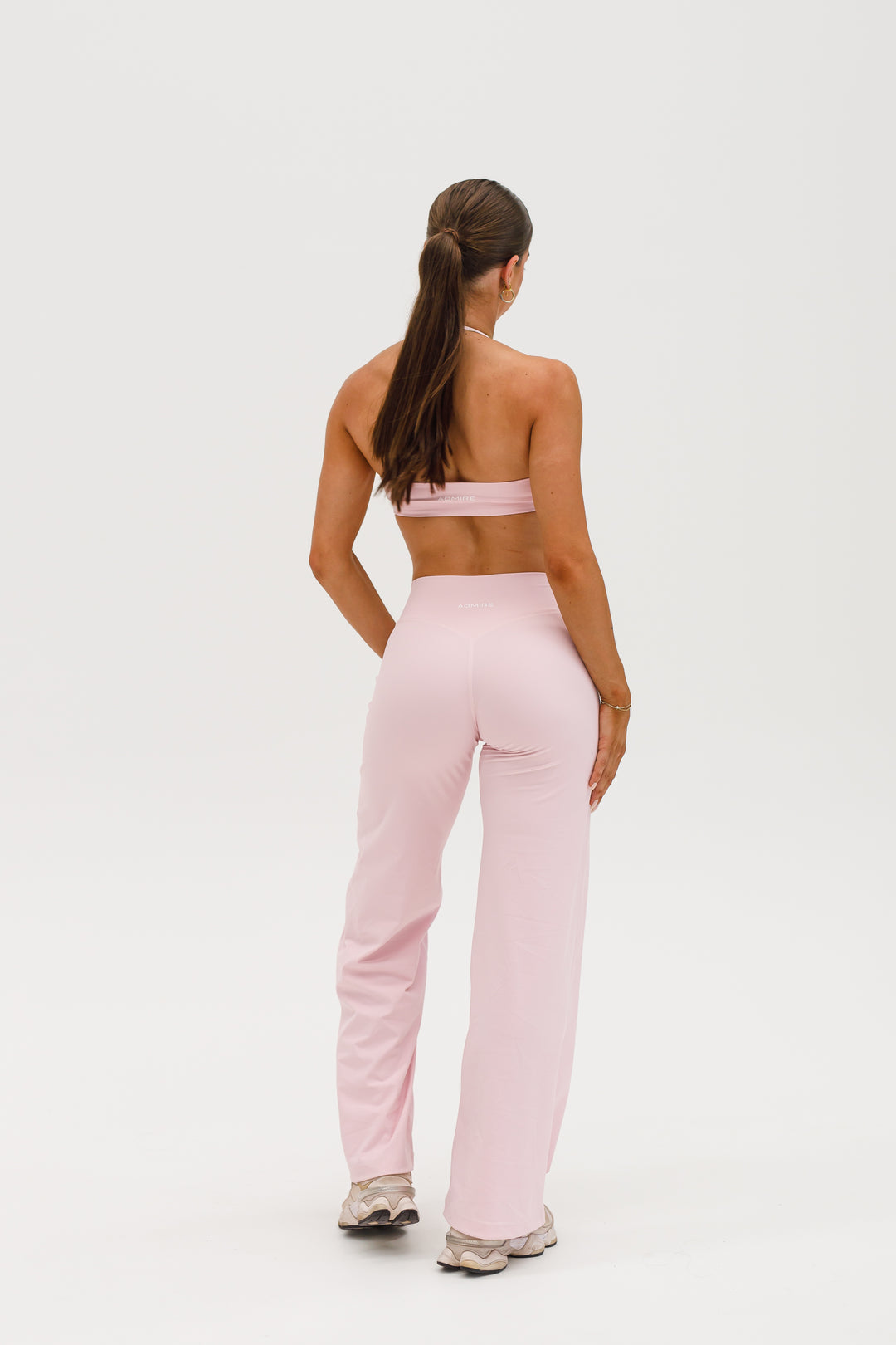 STRAIGHT LEG PANTS - BLUSH PINK