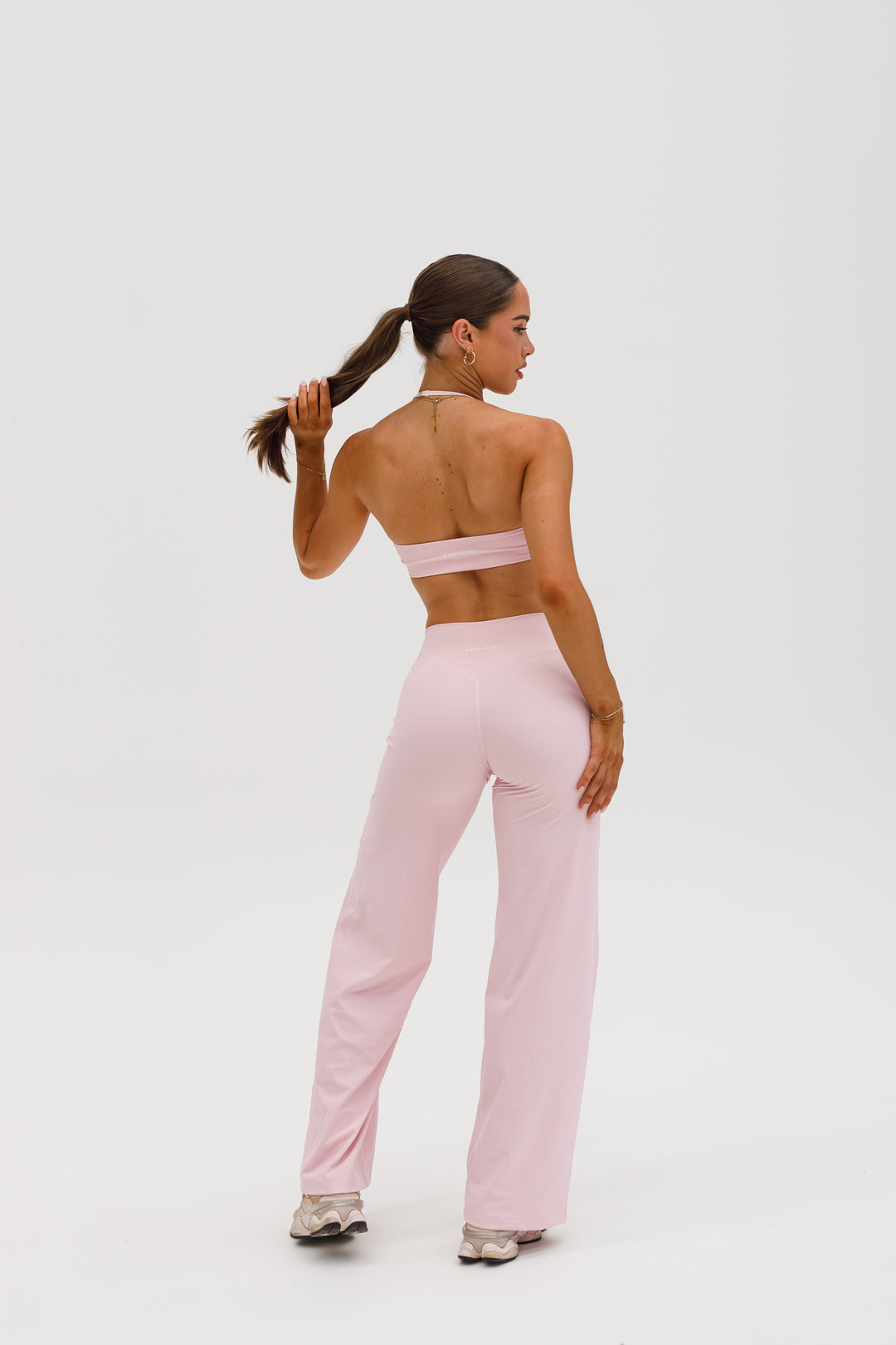 STRAIGHT LEG PANTS - BLUSH PINK