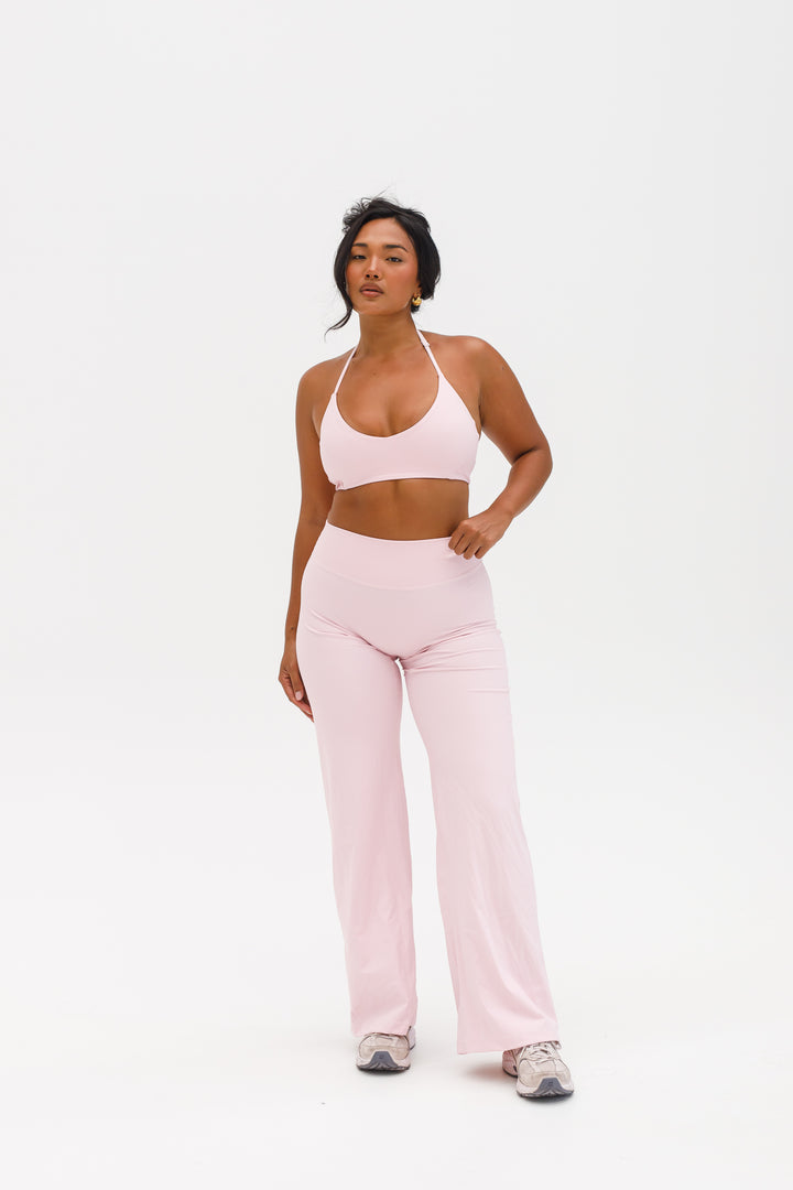 STRAIGHT LEG PANTS - BLUSH PINK