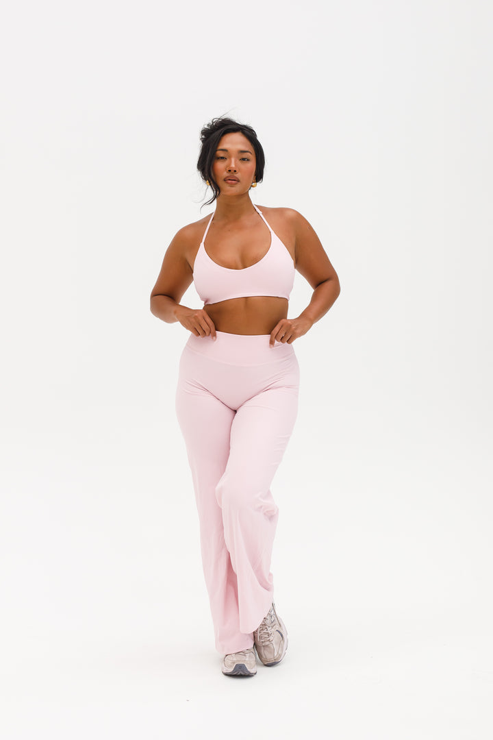STRAIGHT LEG PANTS - BLUSH PINK