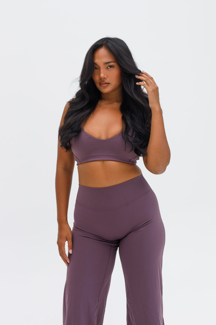 STRAIGHT LEG PANTS - VIOLET HAZE