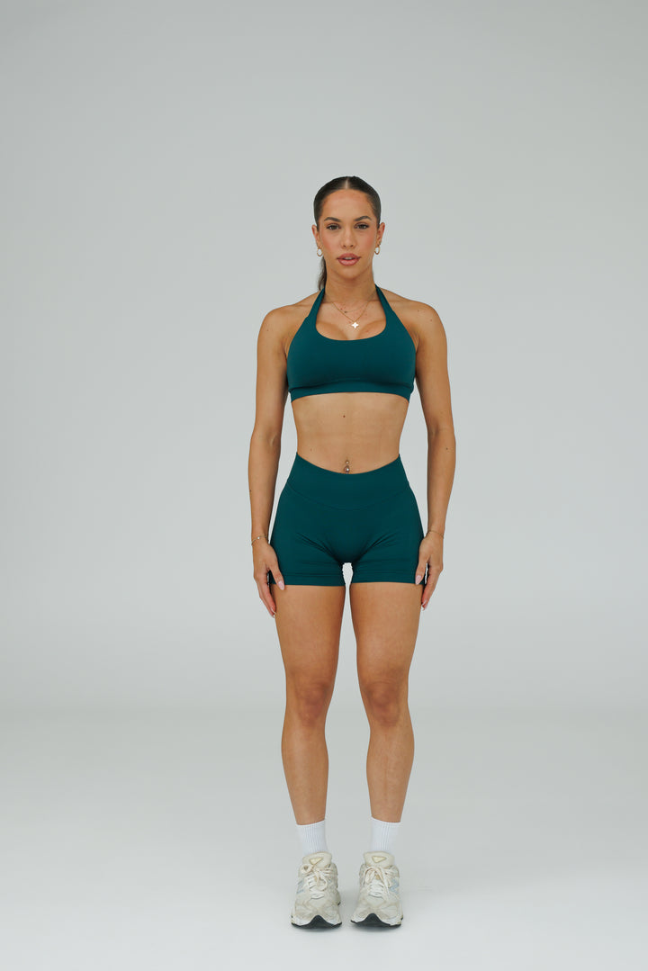 CONTOUR SHORTS - FOREST GREEN