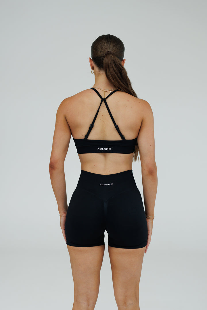 HIGH RISE CONTOUR SHORTS - MIDNIGHT