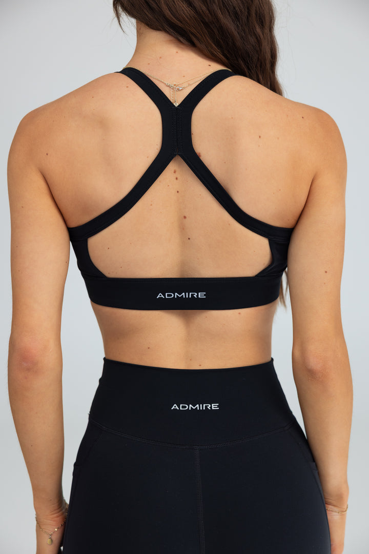 LEAH CROP - BLACK
