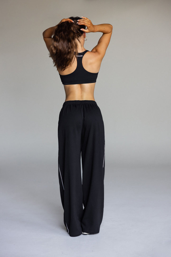 WIDE LEG PANTS - BLACK