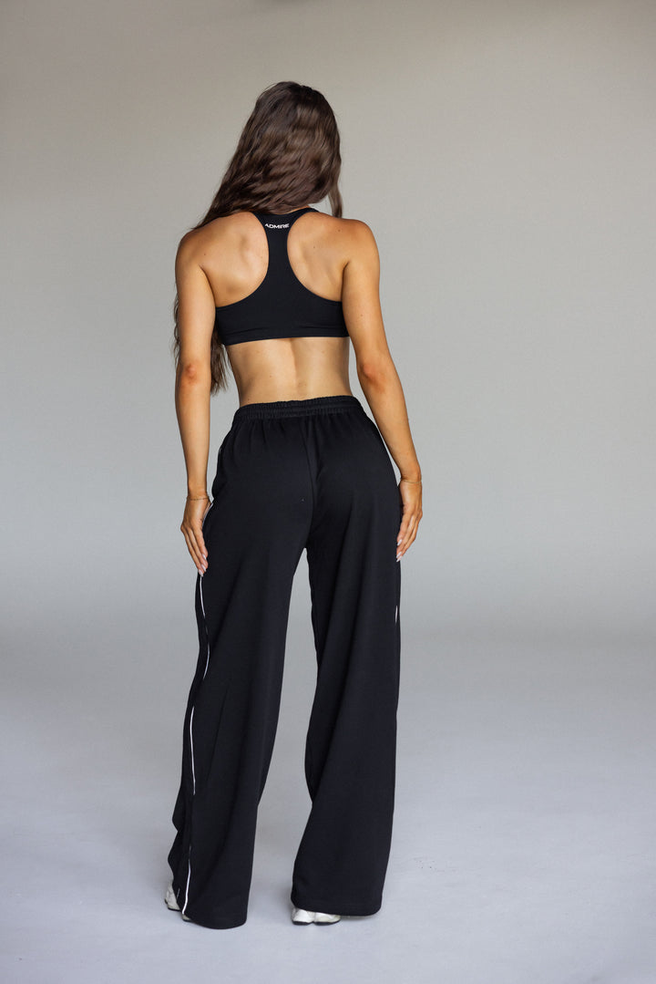 WIDE LEG PANTS - BLACK