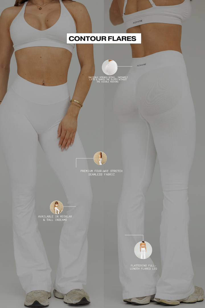 CONTOUR FLARES - WHITE